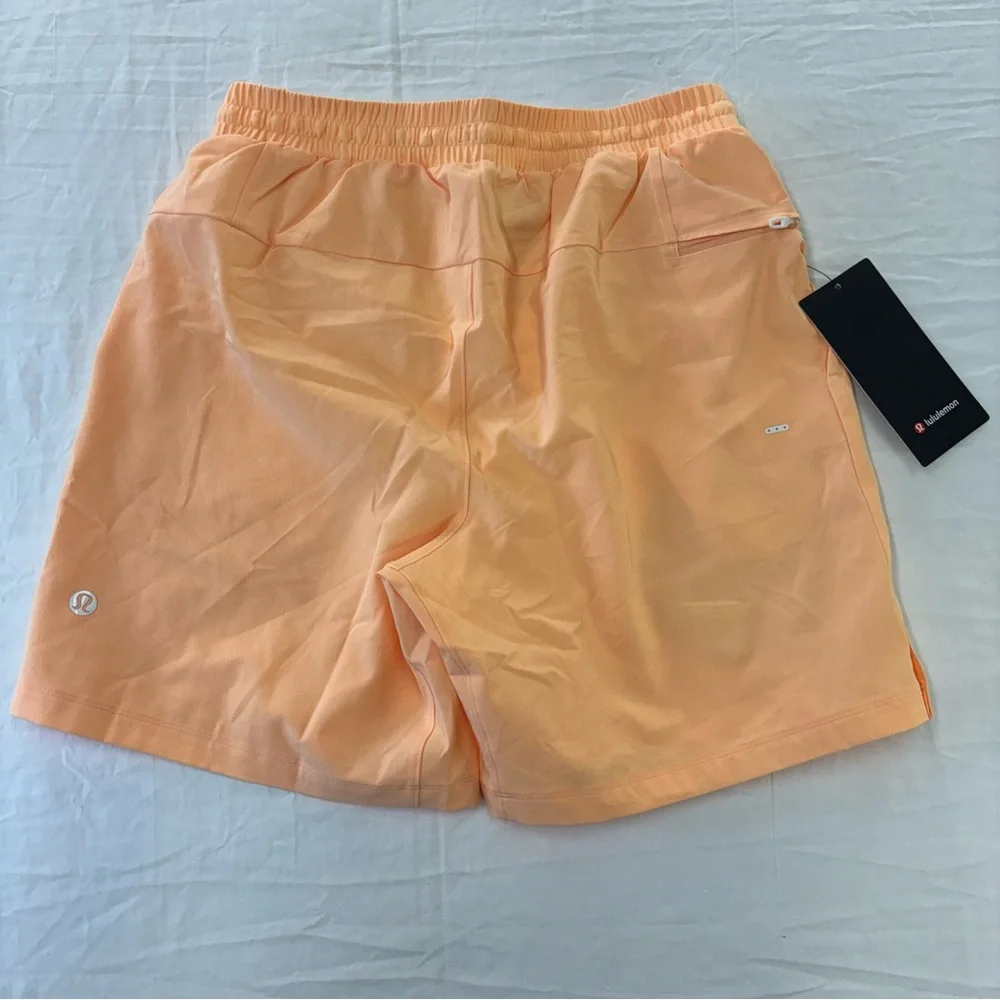 Lululemon Pool Short 7” Swimming Trunks PCFZ Peach Fuzz Orange Men’s Size Small